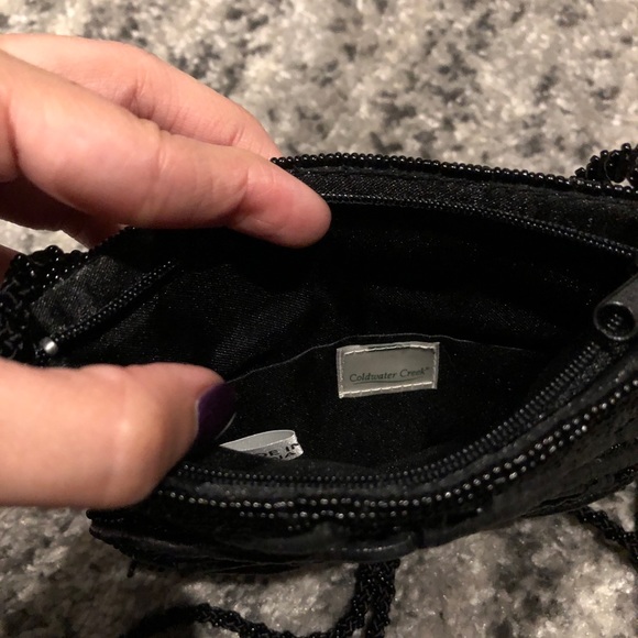 Coldwater Creek black beaded purse - Picture 5 of 6